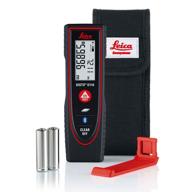 Leica DISTO™ D110 with pouch, clip and batteries