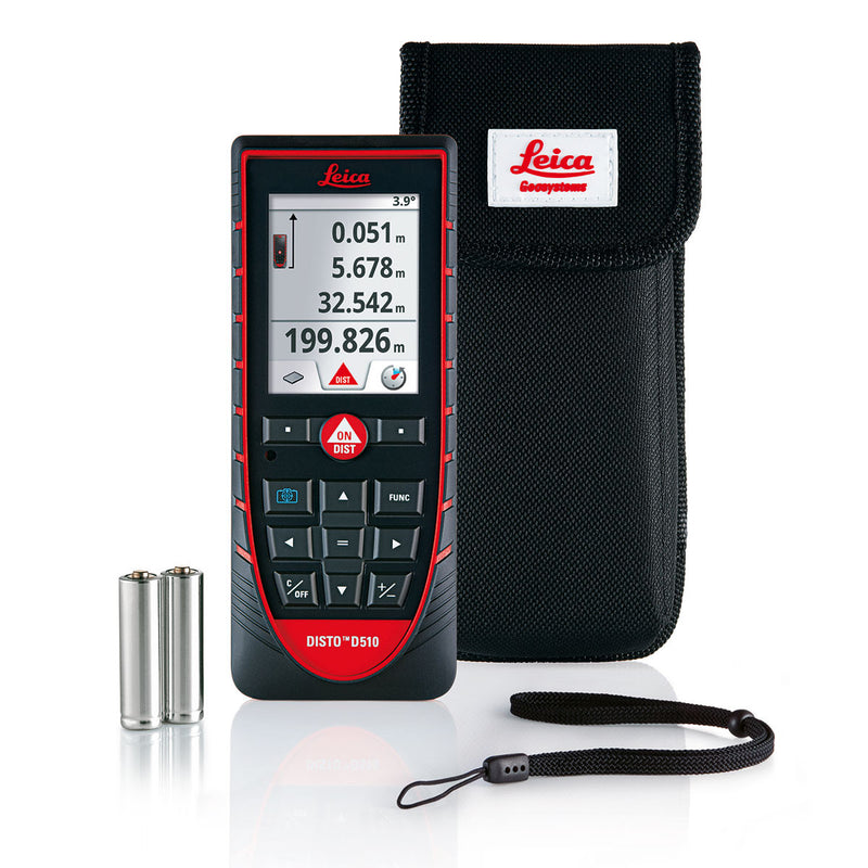 Leica DISTO™ D510 with pouch and batteries
