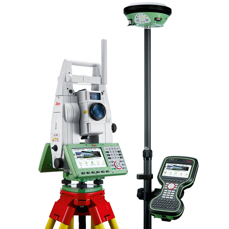 Leica Viva TS16 Total Station with full support kit