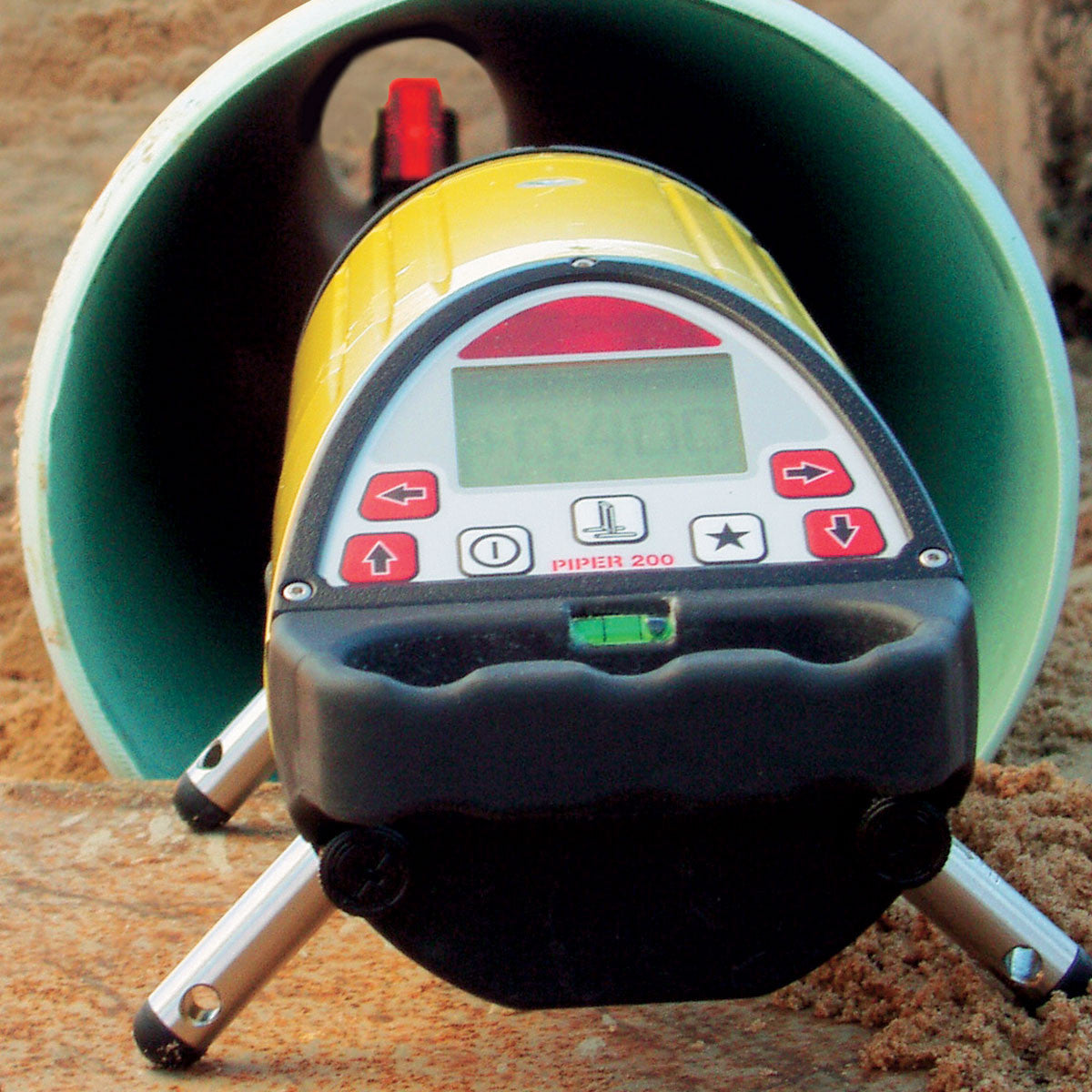 Leica Piper Feet being used on construction site