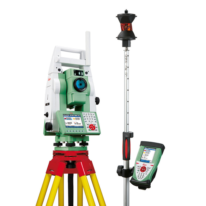 Leica Viva TS11 Total Station with controller and other equipment