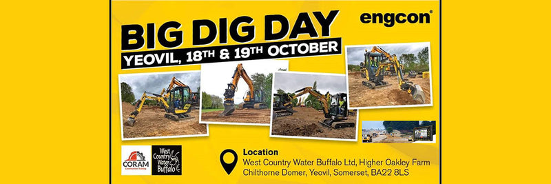 Engcon Big Dig Day. Yeovil 18th - 19th October