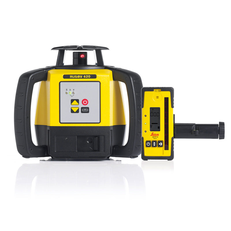Leica Rugby 620 Laser Level with Rod EYe 140