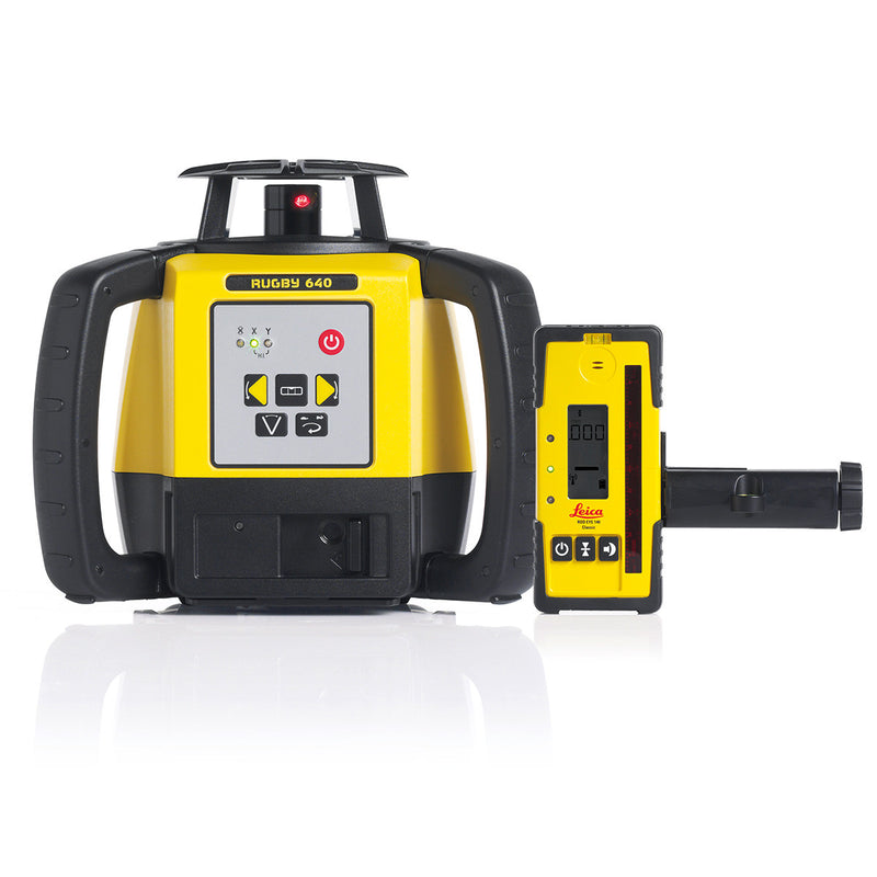 Leica Rugby 620 Laser Level with Rod Eye 140 receiver