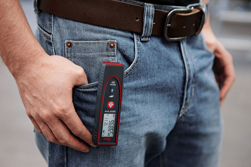 Leica DISTO™ D110 being caried in a pocket