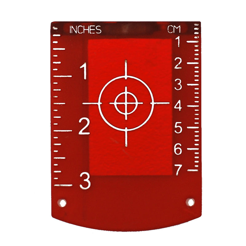 GPR Target for Red Beam Laser