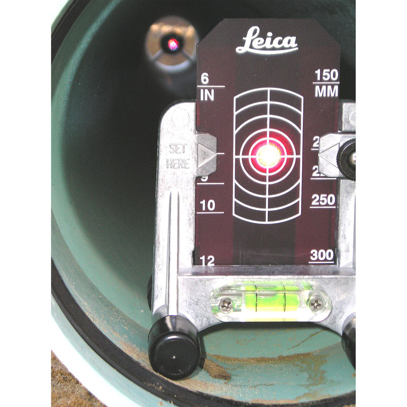 Leica Piper target in pipe